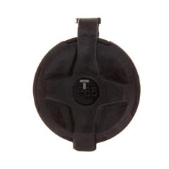 Gniazdo przenośne wtykowe 16A 2P+Z IP65 gumowe czarne 1906010300 P0044