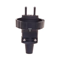 Wtyczka prosta gumowa 16A 250V 2P+Z IP65 czarna 1906100040 P0037