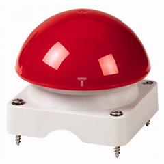 Napęd przycisku grzybkowego dłoniowego czerwony IP67 szary FAK-R 071810