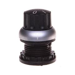 Napęd przełącznika 2 położeniowy z opisem I-0 czarny z samopowrotem M22-W 216853