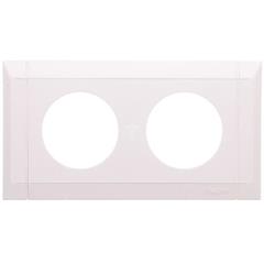 Maskownica modułowa do gniazda podwójnego zasilającego biała G35009010