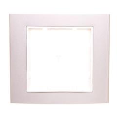 Berker B.3/B.7 Glas Ramka pojedyncza aluminium/śnieżnobiła 10113904
