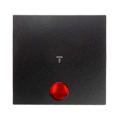 Berker B.1/B.3/B.7 Glas Klawisz pojedynczy do łącznika z 5 dołączonymi soczewkami antracyt 16211606