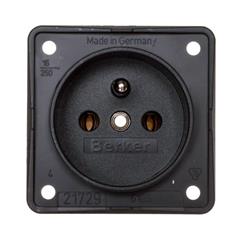 Integro Flow Gniazdo pojedyncze z/u 16A 250V antracyt 0961852505