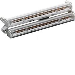 Szyna zaciskowa PE/N 60A 2x25 zacisków po 11x16mm2 14x10mm2 KM25A