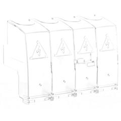 Osłona przyłączy górna i dolna 4P dla rozłączników rozmiar 4 HZC218