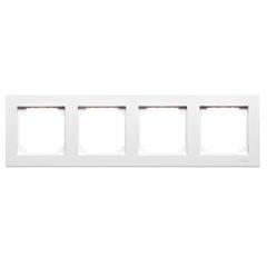 Merten System M Ramka poczwórna pozioma i pionowa biała MTN515425