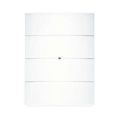 Berker B.IQ Przycisk poczwórny komfort do podtynkowego portu magistralnego śnieżnobiały 75164599