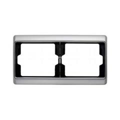 Berker Arsys Ramka podwójna pozioma stal szlachetna nierdzewna 13640004