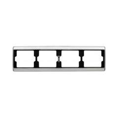 Berker Arsys Ramka poczwórna pozioma stal szlachetna nierdzewna 13840004
