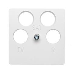 Berker Q.1 Płytka centralna do gniazda antenowego 4-wyjściowego śnieżnobiała 14841909