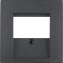 B1/B3/B7/Glas Element centralny do gniazda TAE i głośnikowego antracyt 6810331606