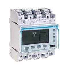 Programator cyfrowy 230V AC 2P+2Z 4 modułowy tygodniowy EG403E