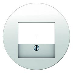 Berker R.1/R.3 Element centralny do gniazda TAE i głośnikowego biały 10382089