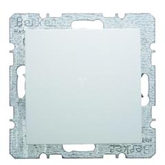 Berker B.Kwadrat Zaślepka z elementem centralnym śnieżnobiała 10091909