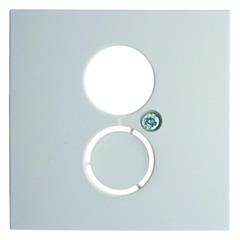 Berker B.1/B.3/B.7 Glas Element centralny do gniazda głośnikowego śnieżnobiały 11961909