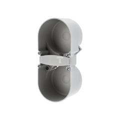 Integro Flow Puszka podtynkowa podwójna szara 09191502