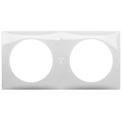 Integro Flow Ramka podwójna śnieżnobiała 0918262519