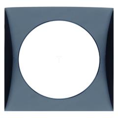 Integro Flow Ramka pojedyncza czarna 0918272510