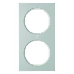 Berker R.3 Ramka podwójna aluminiowa biała 10122274