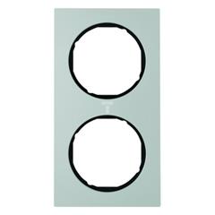 Berker R.3 Ramka podwójna aluminiowa czarna 10122284