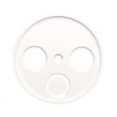 Berker R.1/R.3 Element centralny do gniazda antenowego 2- 3-wyjściowego biała 12032089