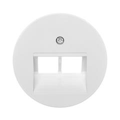 Berker R.1/R.3 Element centralny do gniazda przyłączeniowego UAE biały 14092089