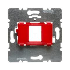 Berker R.1/R.3 Płytka nośna pojedyncza z czerwonym elementem mocującym 454001
