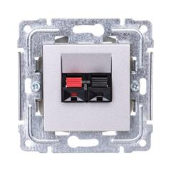 DANTE Gniazdo głośnikowe pojedyncze stereofoniczne inox 454172