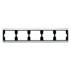 Berker Arsys Ramka pięciokrotna pozioma stal szlachetna nierdzewna 13940004