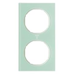 Berker R.3 Ramka podwójna szkło hartowane białe 10122209