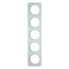 Berker R.1 Ramka pięciokrotna IP20 biała 10152189