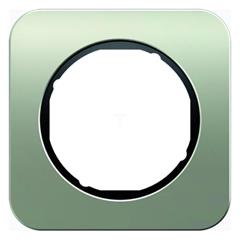 Berker R.1 Ramka pojedyncza stal szlachetna/czarna 10112104