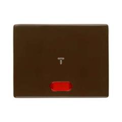 Berker Arsys Klawisz pojedynczy z soczewką (dołączone 5 soczewek) brązowy 14150001