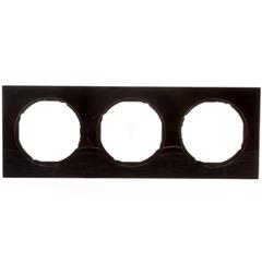 Berker R.3 Ramka potrójna czarna 10132245