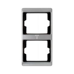 Berker Arsys Ramka podwójna pionowa stal szlachetna nierdzewna 13240004