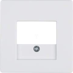 Berker Q.1 Element centralny do gniazda TAE i głośnikowego śnieżnobiały 10336089