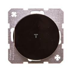 Berker R.1/R.3 Gniazdo pojedyncze z/u 16A IP20 z pokrywą i przesłonami styków czarne 6765832045