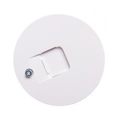 Berker R.1/R.3 Element centralny z zasuwą chroniącą przed kurzem biała 11702089