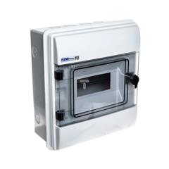 Rozdzielnica hermetyczna modułowa 1x6 z zamkiem natynkowa RH-6/Z 36.4