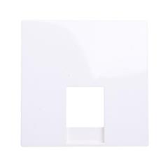 Merten System M Płytka centralna pojedyncza gniazda telefonicznego RJ11/RJ12 biel polarna MTN469619