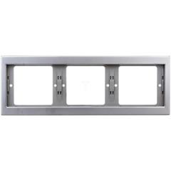 Berker K.5 Ramka potrójna pozioma stal szlachetna nierdzewna 13737004