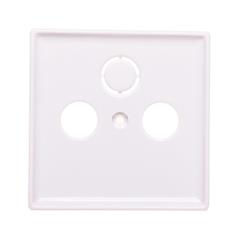Merten Płytka centralna podwójna gniazda antenowego TV/SAT biel polarna MTN294119