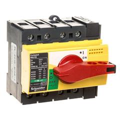 Rozłącznik izolacyjny 3P 63A dzwignia żółto-czerwona INS63 28919