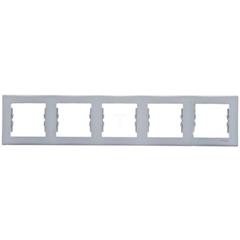 Sedna Ramka pięciokrotna pozioma szara SDN5800933
