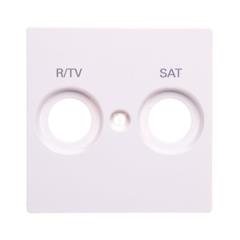 Merten Płytka centralna podwójna gniazda antenowego RTV/SAT biel polarna MTN299819