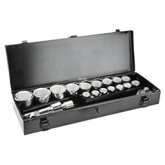 Klucze nasadowe 3/4 cala 490mm (zestaw 20 szt.) 38D296