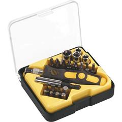 Końcówki wkrętakowe i nasadki z uchwytem 1/4 cala (zestaw 22 szt.) 39D364