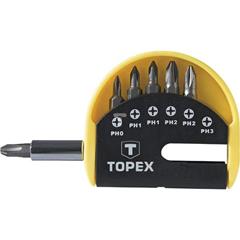 Końcówki wkrętakowe z uchwytem (zestaw 7 szt.) 39D350