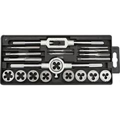 Narzynki i gwintowniki M3-M12 stal wolframowa (zestaw 20 szt.) 14A425